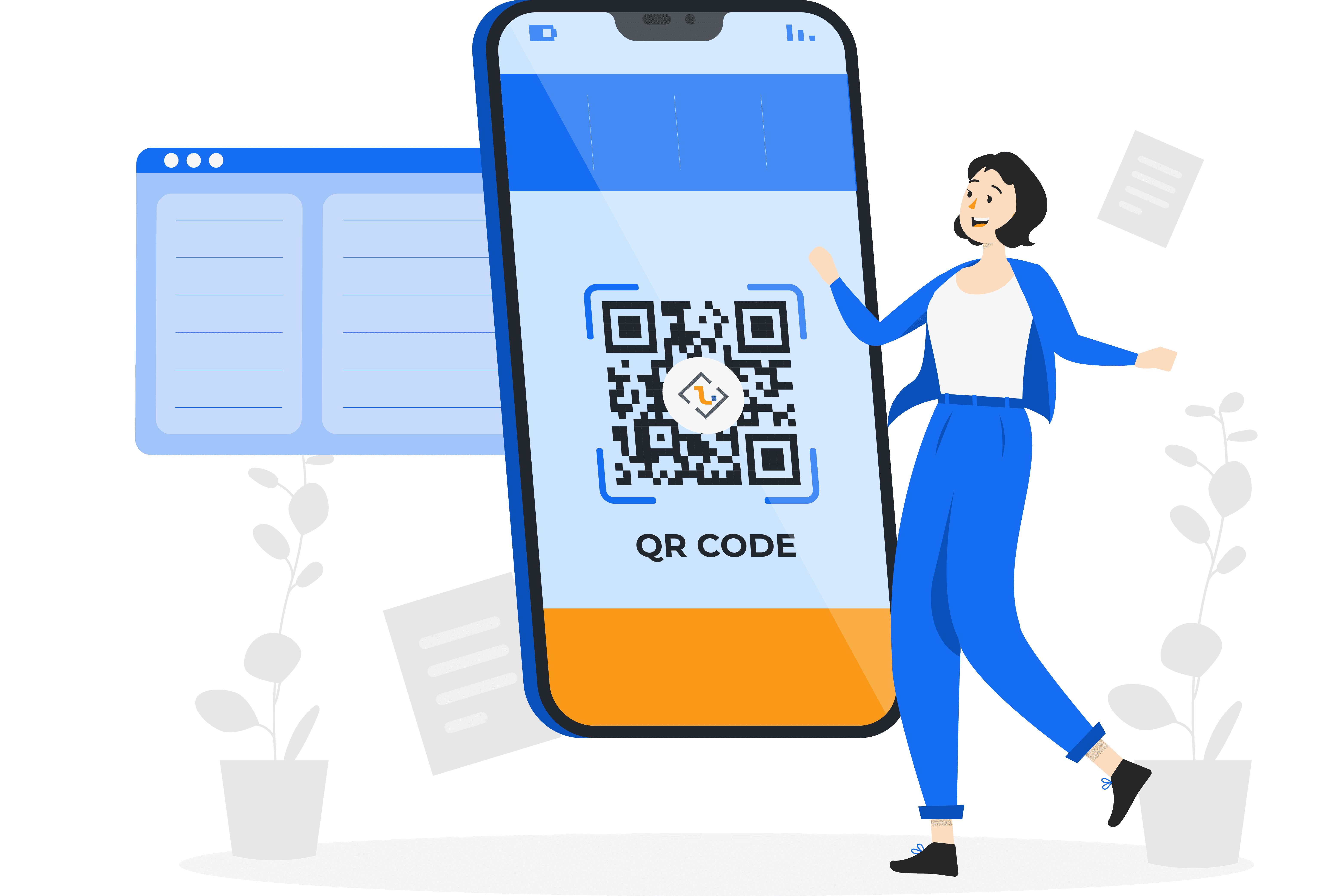 iMBrace's dynamic QR code