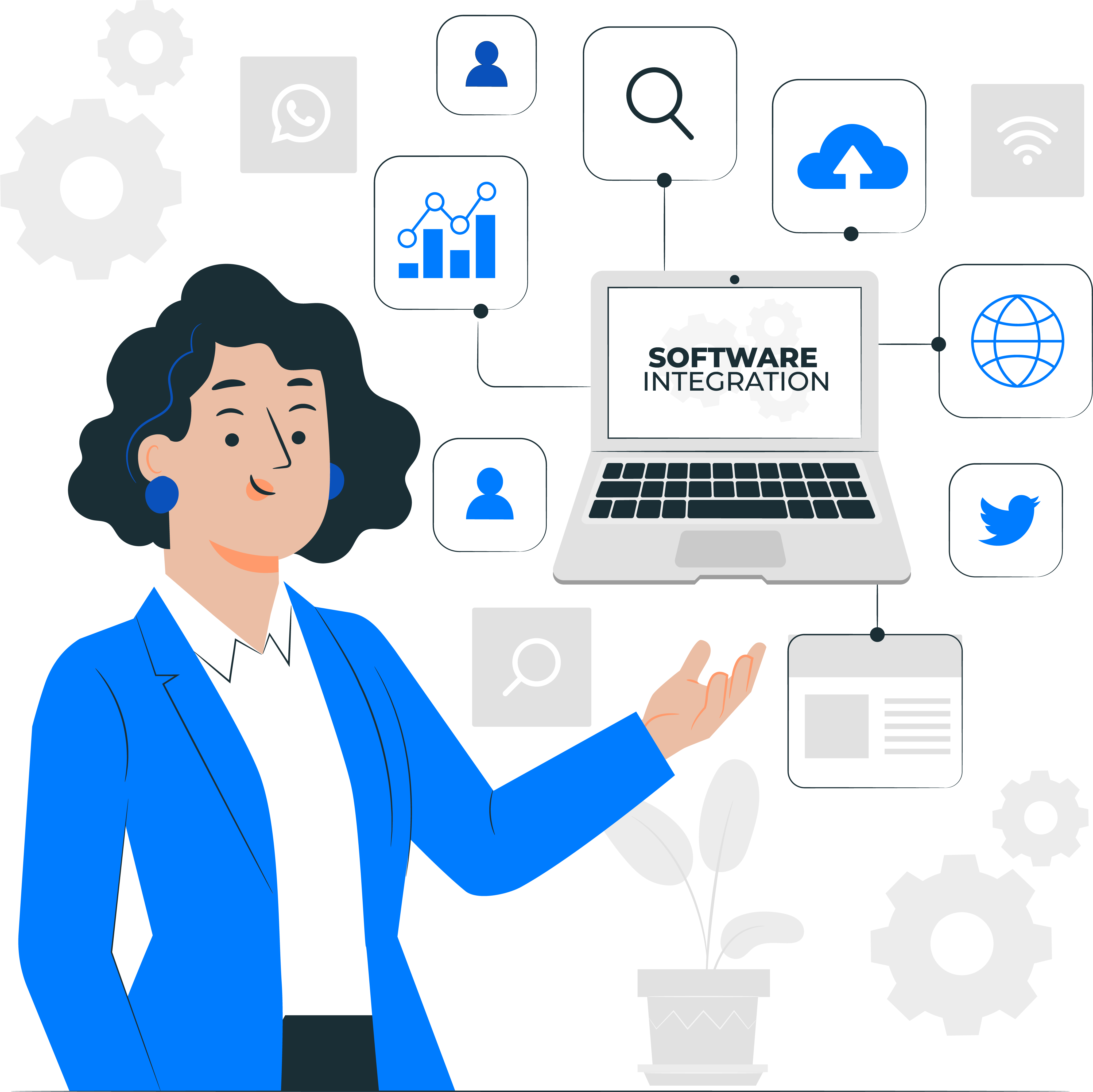 These connectors are developed and maintained by the application vendor.