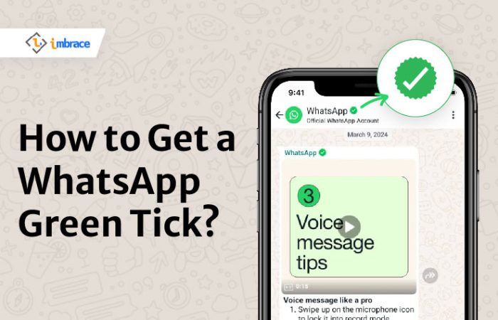 how to get a whatsapp green tick