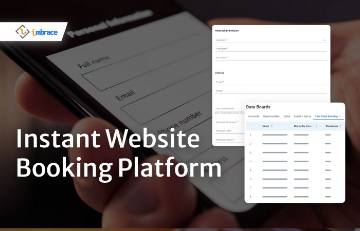 instant website booking platform
