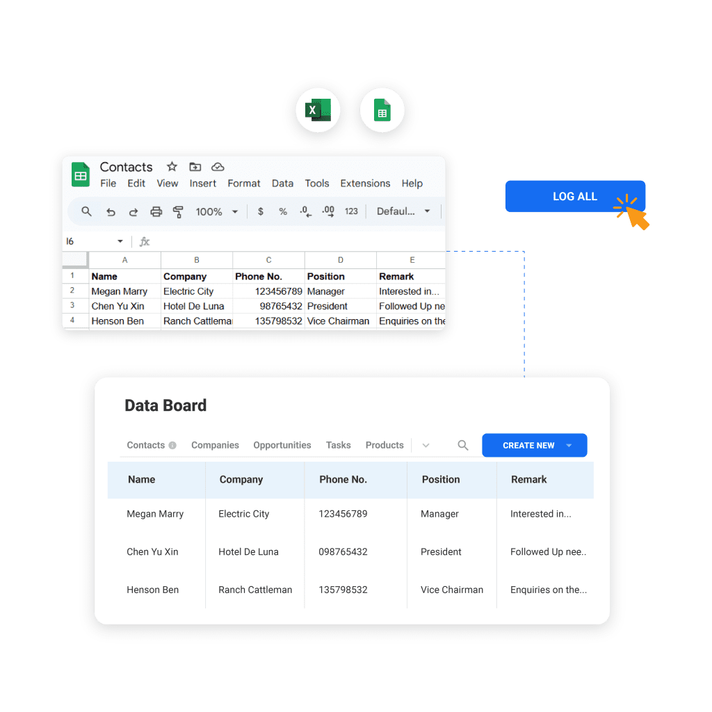 business contact collector automated lead capture and contact management