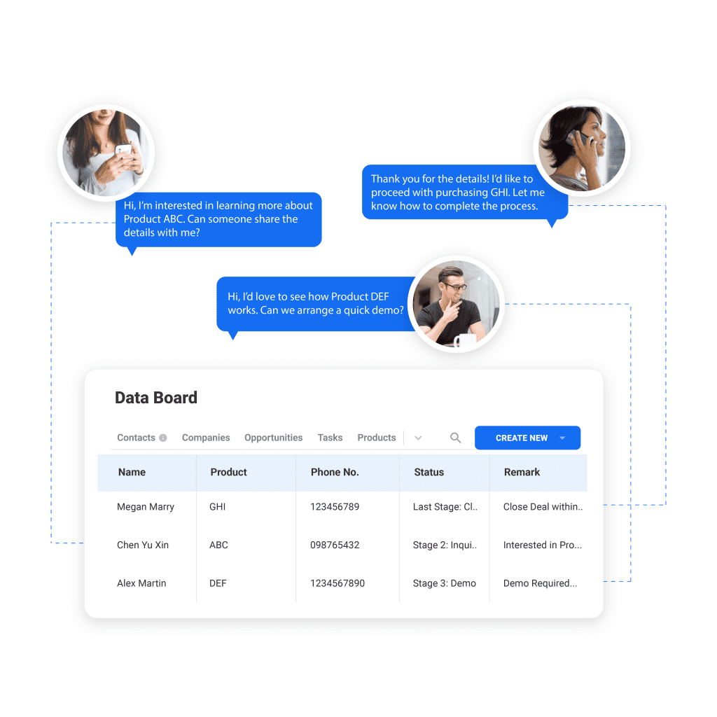 business contact collector lead segmentation for targeted sales outreach