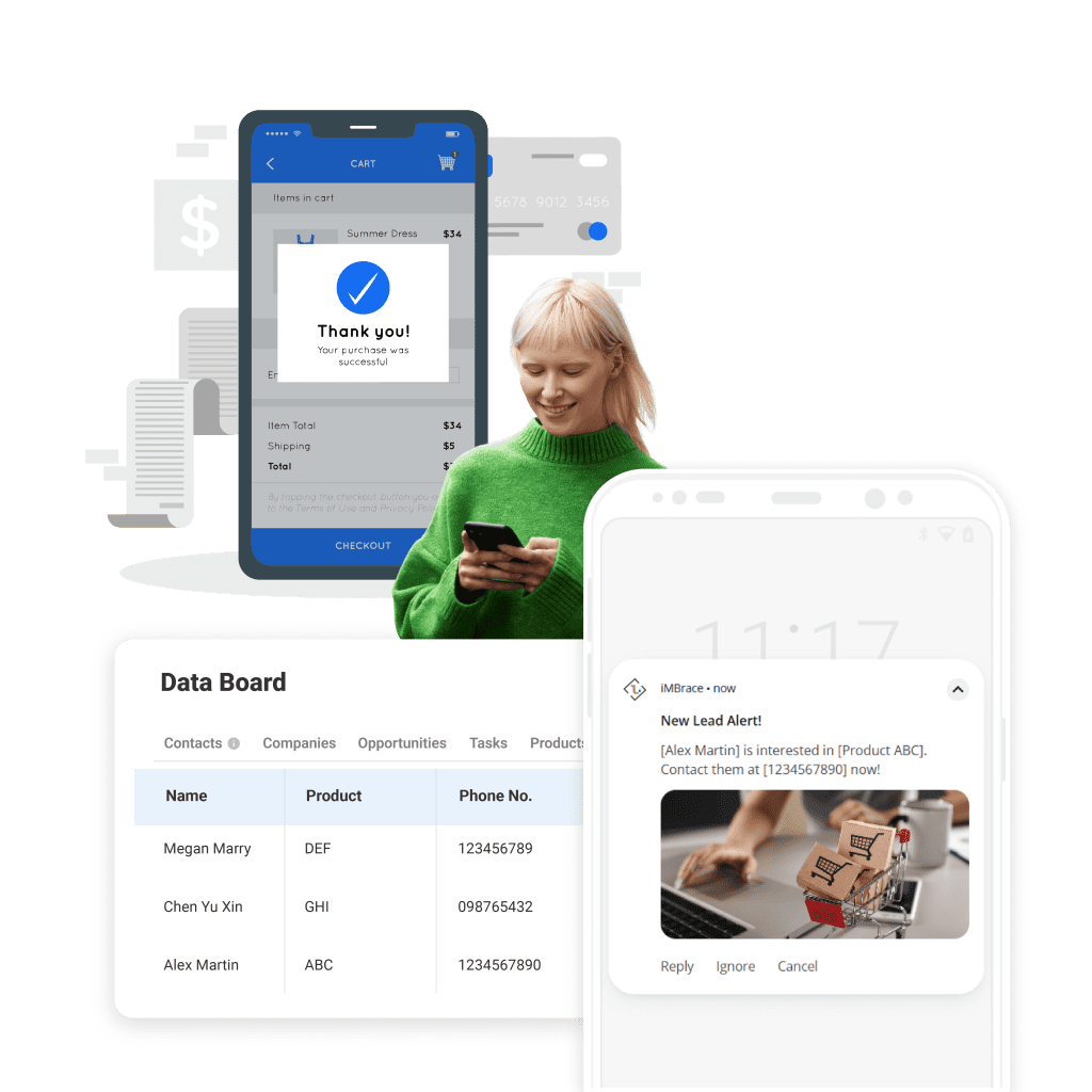 business contact collector real time lead notifications for faster sales follow up