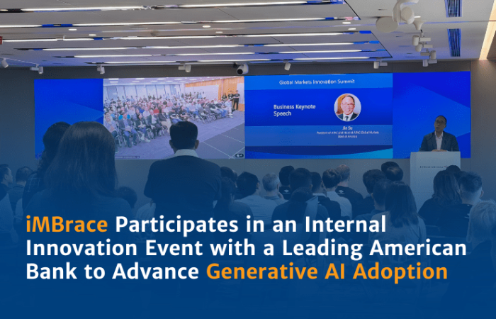 iMBrace Showcases Responsible Generative AI for Financial Services Global and Across Asia Pacific Markets